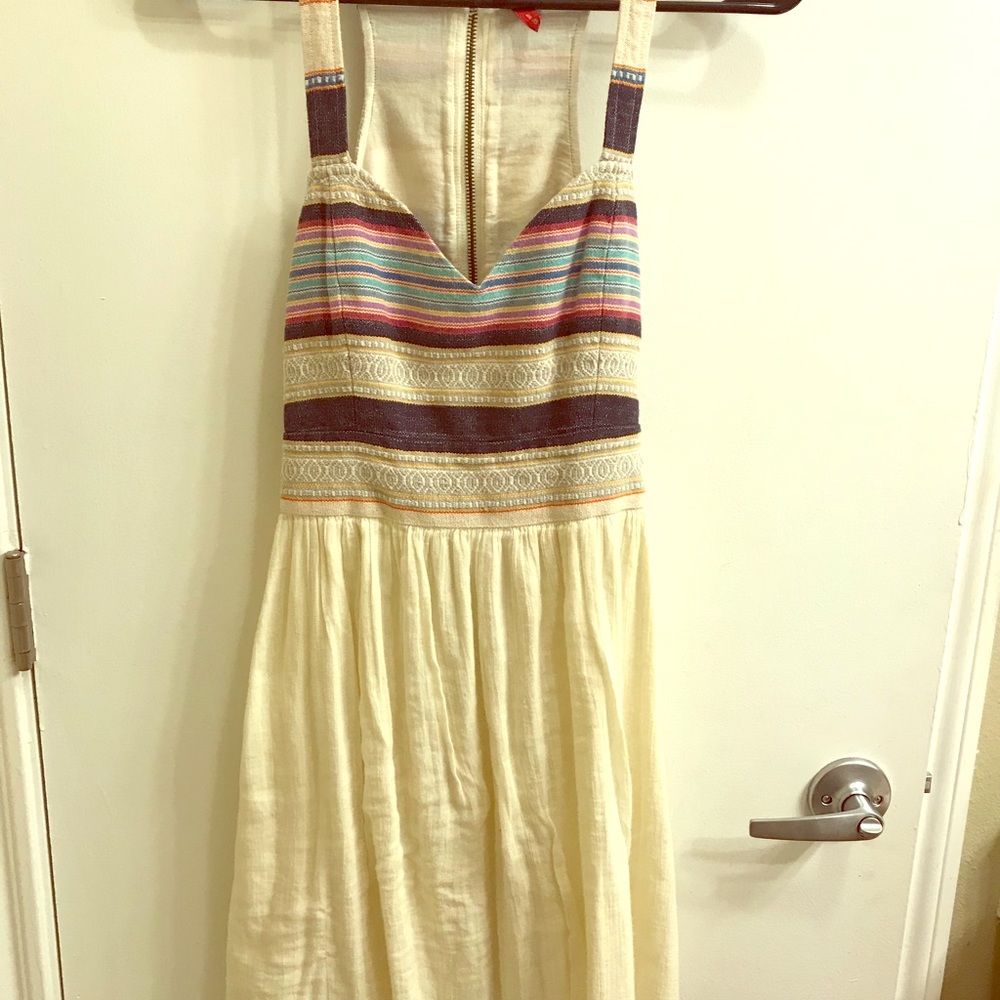 high low aztec dress
